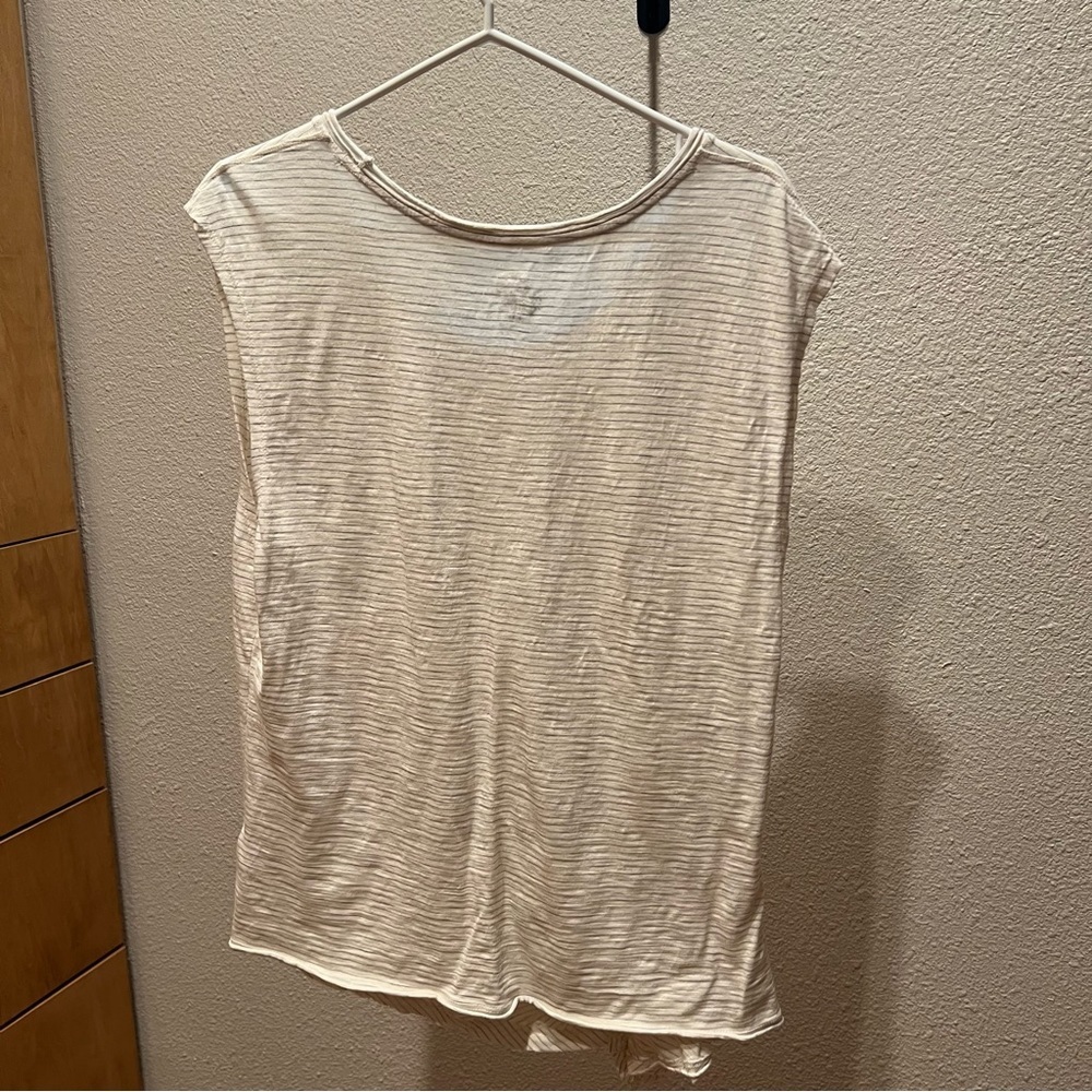 ❤️Anthropologie - Pilcro Striped & Ruched Tank Top - XL - Picture 2 of 2